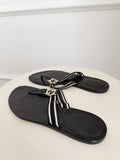 Canvas Thong Sandals