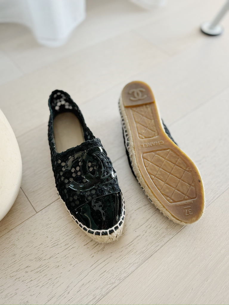 Lace Logo Espadrilles