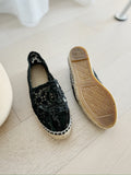 Lace Logo Espadrilles
