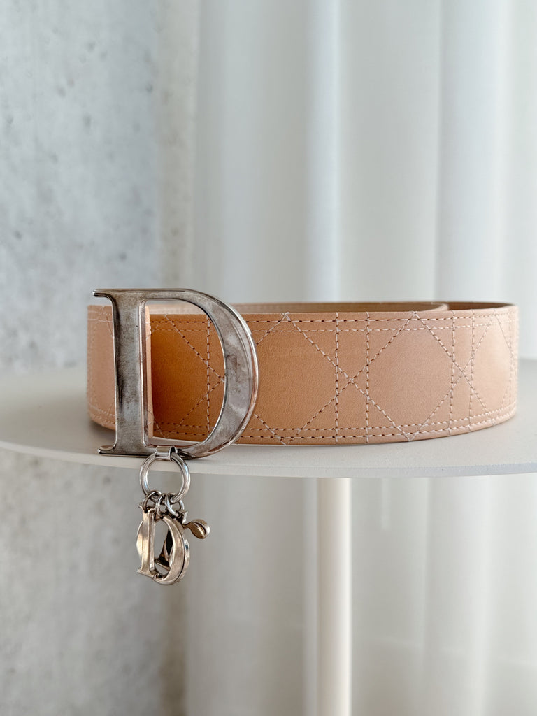 Cannage Leather Belt