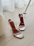Julia Studded PVC Sandals