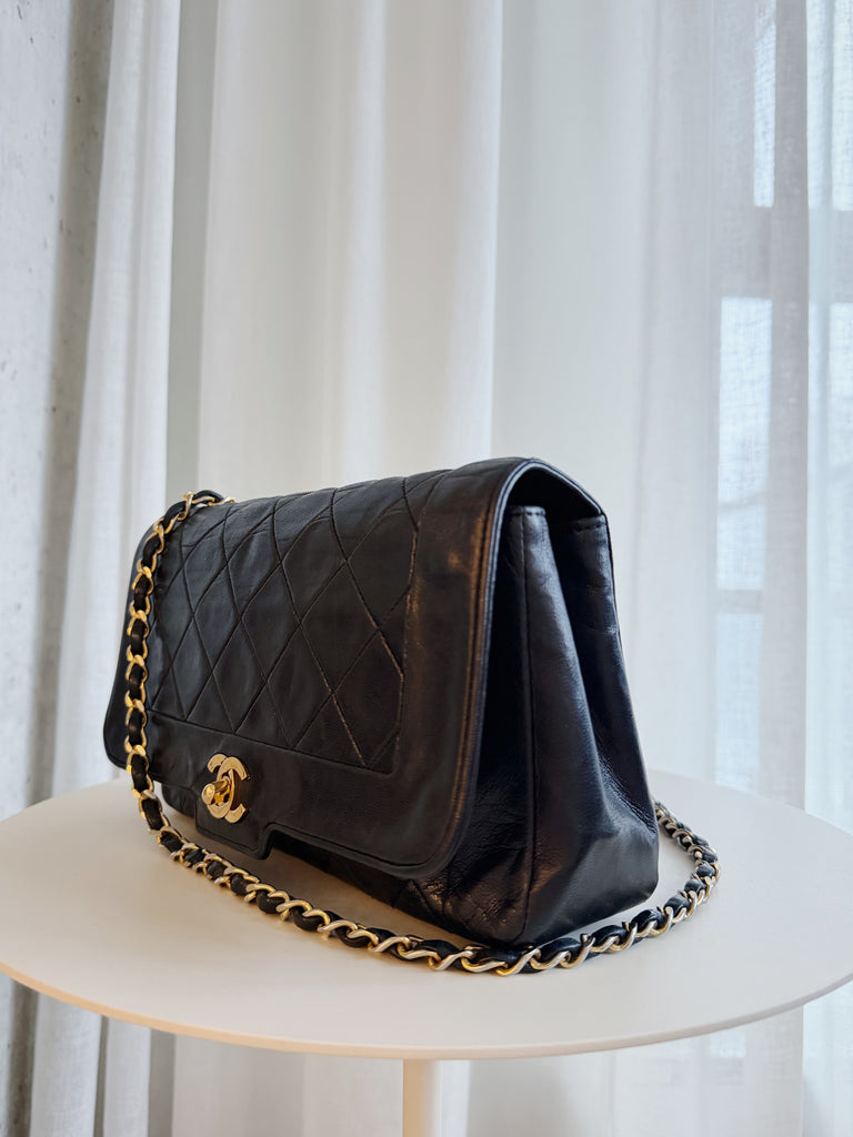 Vintage Lambskin Flap Bag