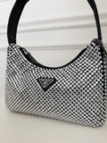Re-edition 2000 Mini Crystal-Studded Bag