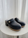 Leather Clog Mules