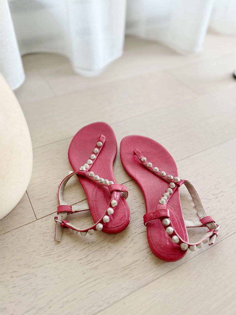 Studded Flat Sandals