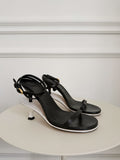 Leather Double Heel Sandals
