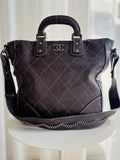 Quilted Leather Tote