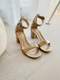 Quilted Leather Sandals