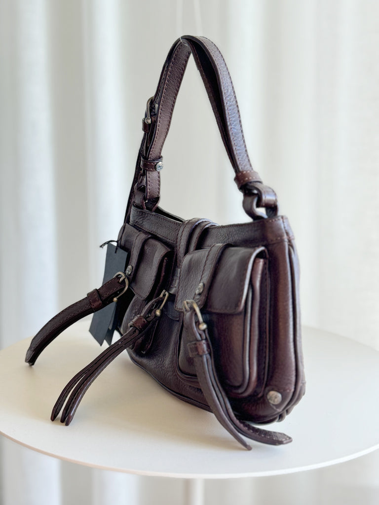 Mini Cinda Leather Shoulder Bag