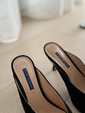 Suede Mules