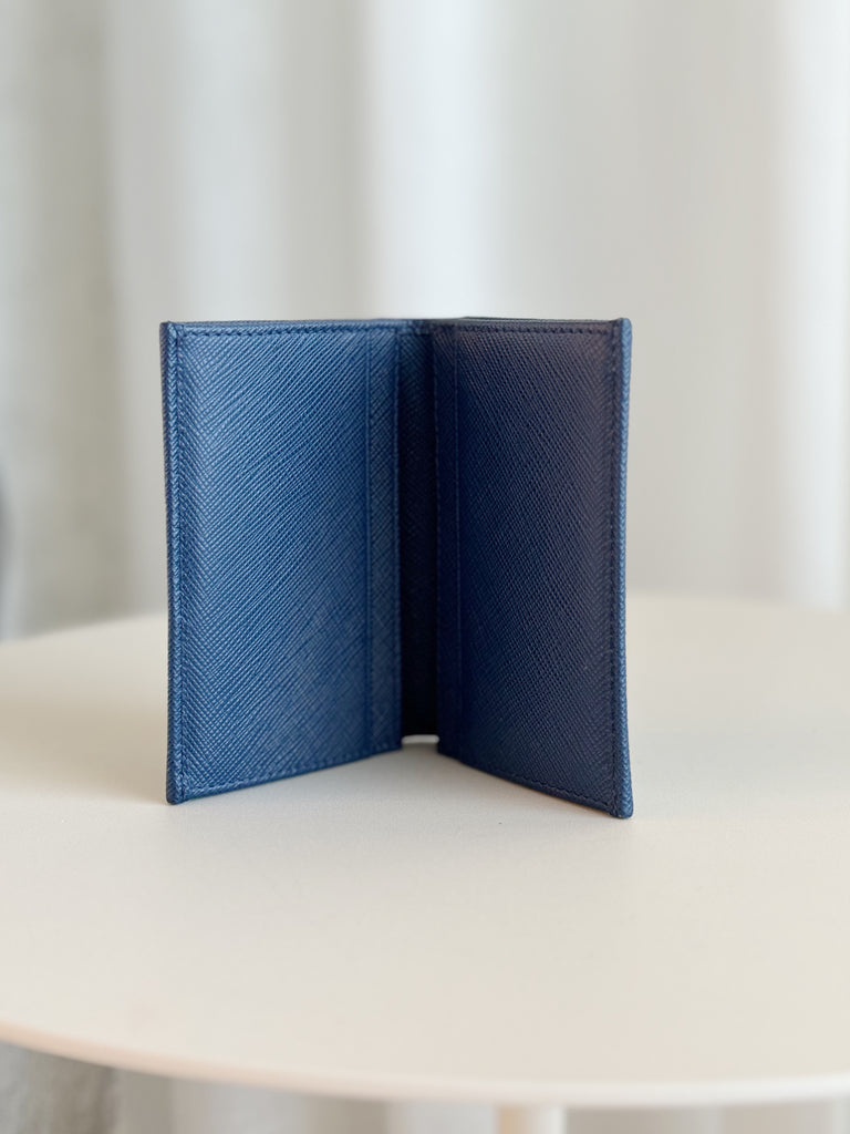 Small Saffiano Lux Leather Wallet