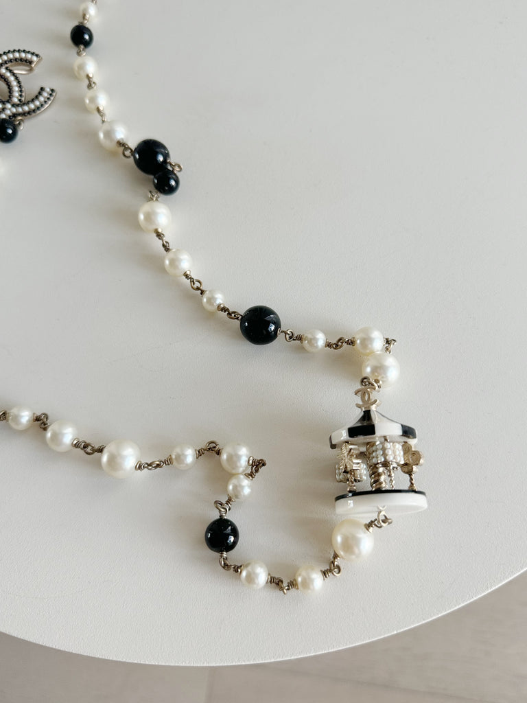 Long Faux Pearl Necklace
