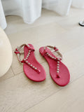 Studded Flat Sandals