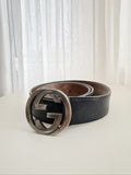 Leather GG Belt