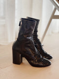 Patent Leather Booties