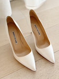 Pointed Leather Pumps