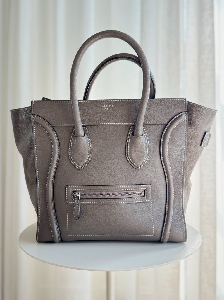 Leather Luggage Tote Bag