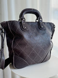 Quilted Leather Tote