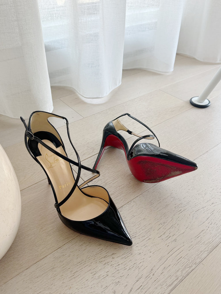 Cross Blake 100 Patent Leather Heels