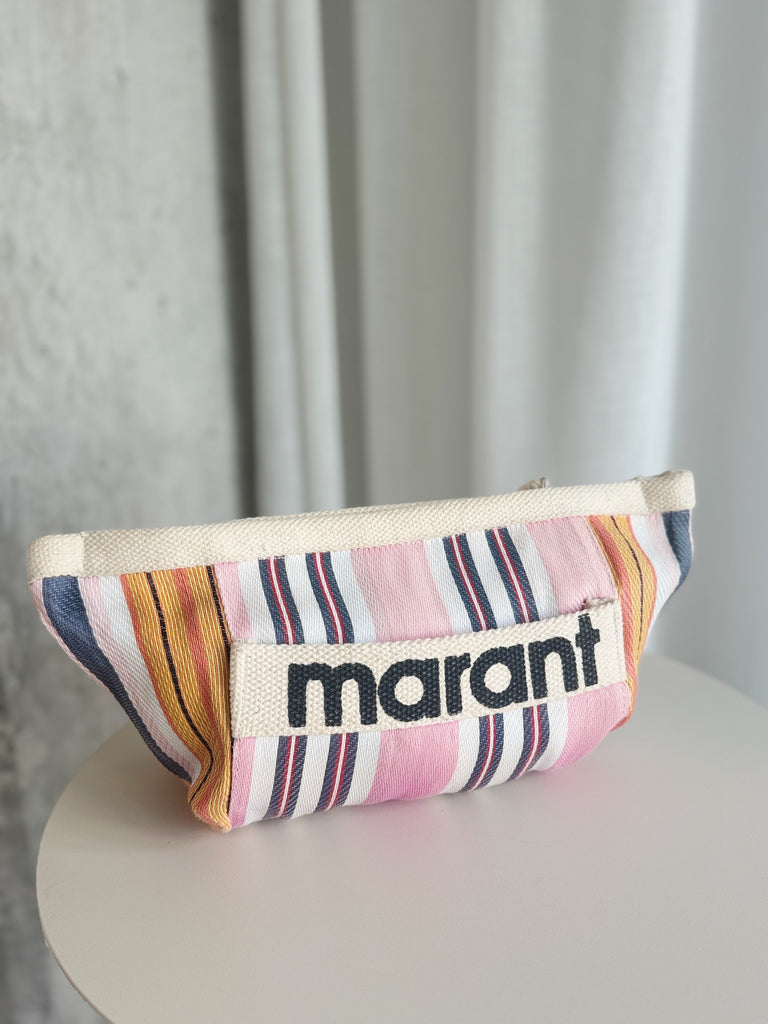 Striped Canvas Tote Bag