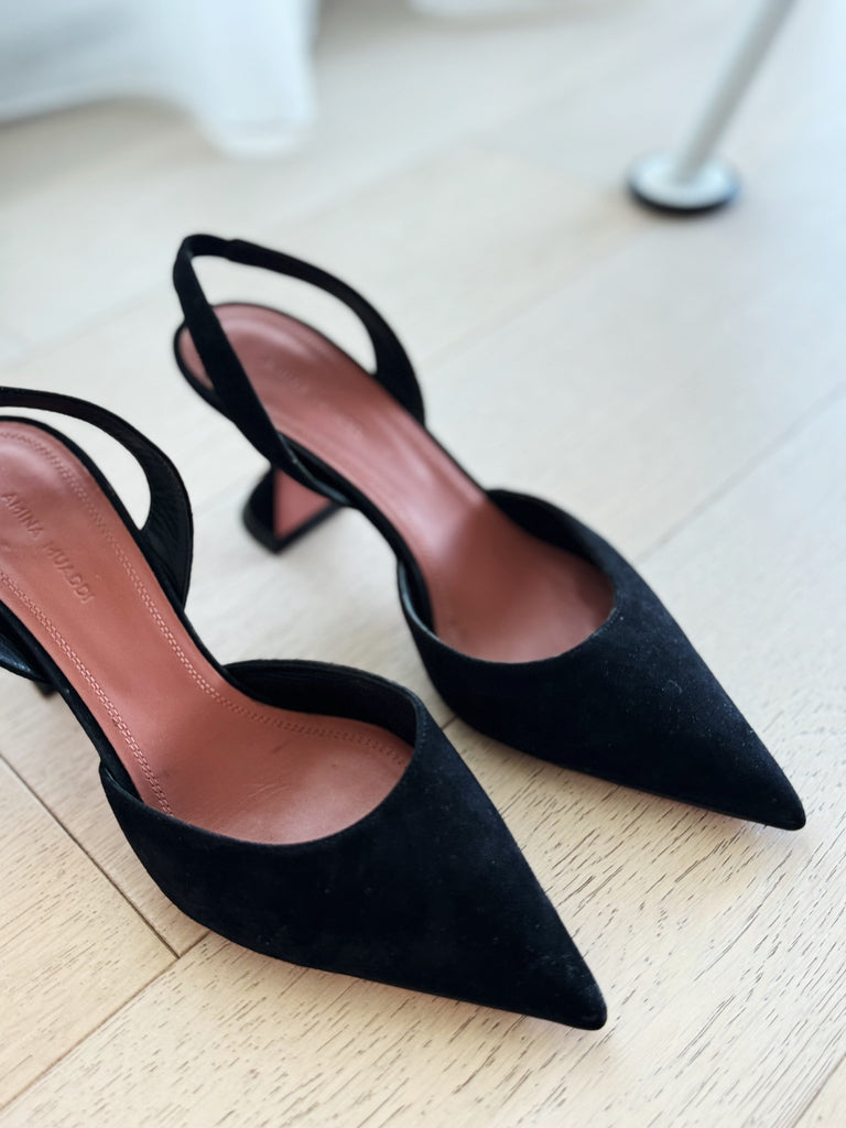 Holli Suede Slingback Pumps