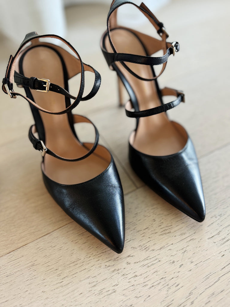 Strappy Pointed Heels