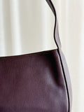 Vintage Asymmetrical Leather Shoulder Bag