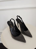 Studded Slingback Pumps