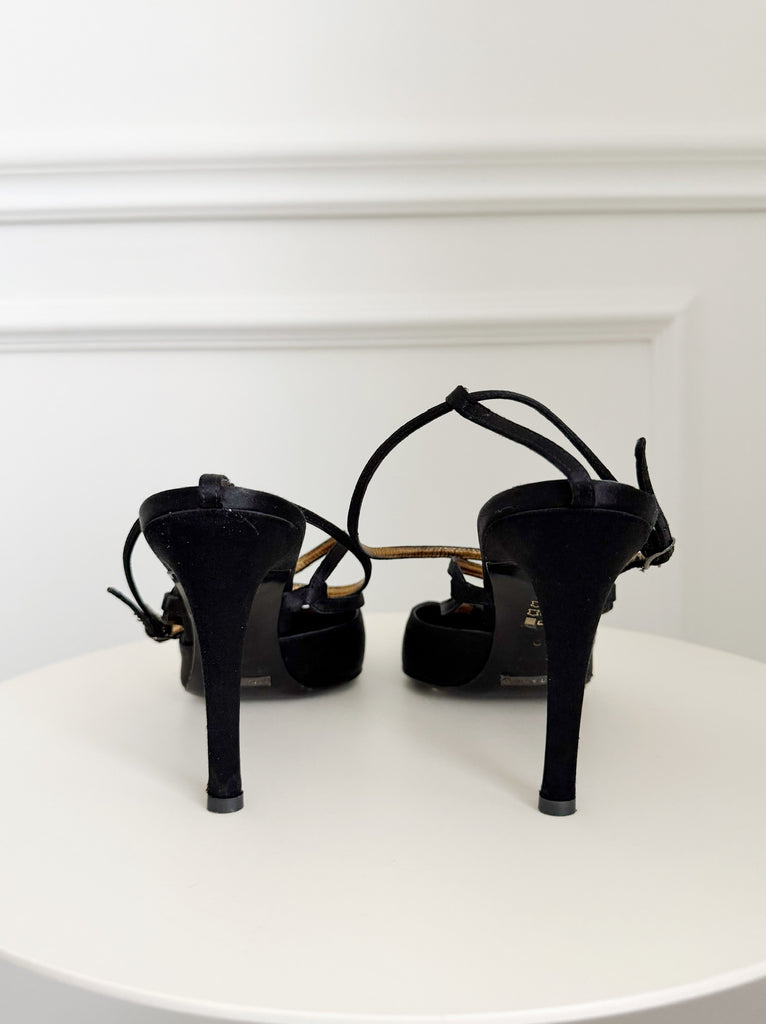 Vintage Satin Pumps
