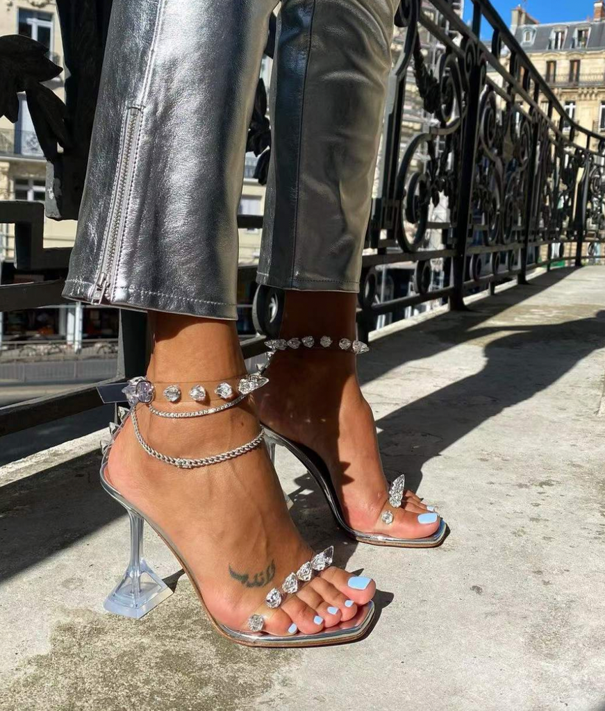 Julia Studded PVC Sandals