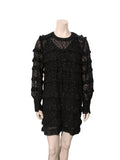 Long Sleeve Polka Dot Dress