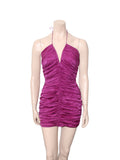 Ruched Mini Dress