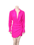 Silk Shirt Dress