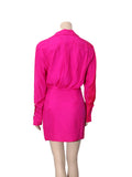 Silk Shirt Dress