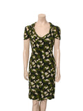 Printed Short Sleeve Dress