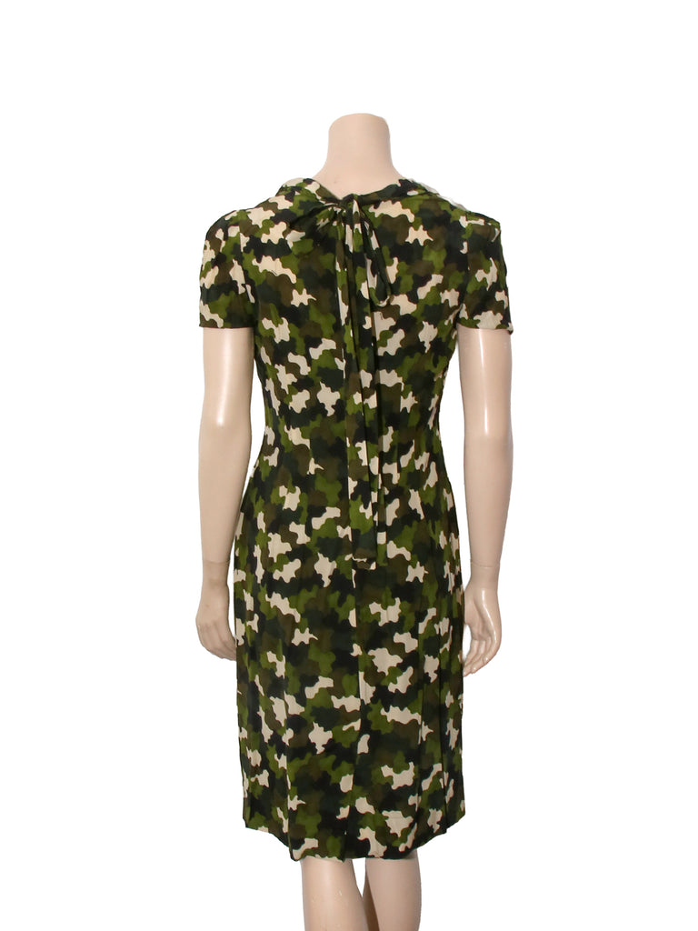 Printed Short Sleeve Dress