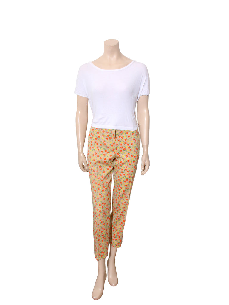 Flower Print Pants