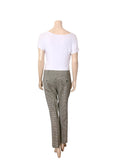 Wool Checkprint Pants