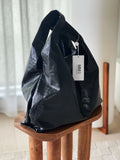 Shopping Bag in Mirror Synthetic Leather