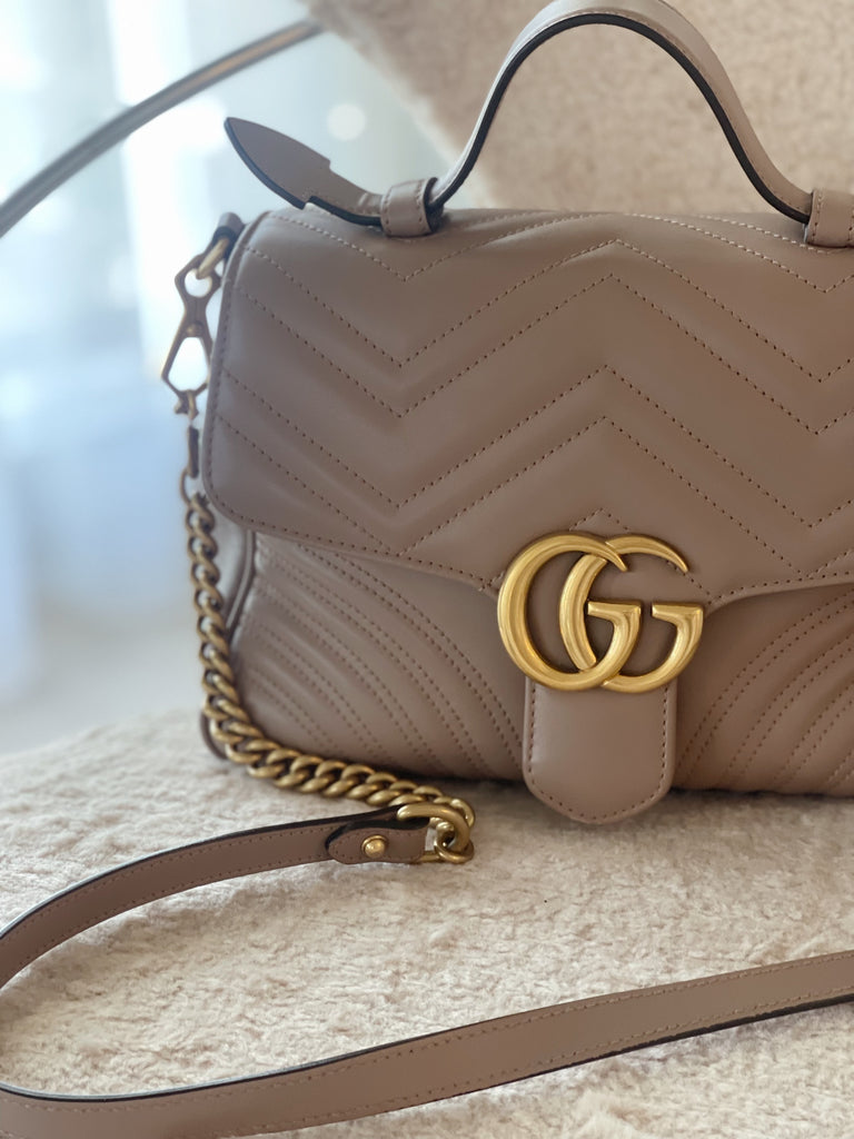 GG Marmont Top Handle Bag