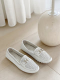 Perforated Leather Loafers