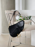 Vintage Ostrich Saddle Bag