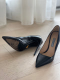 Saffiano Pointed Pumps