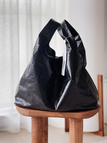 Shopping Bag in Mirror Synthetic Leather