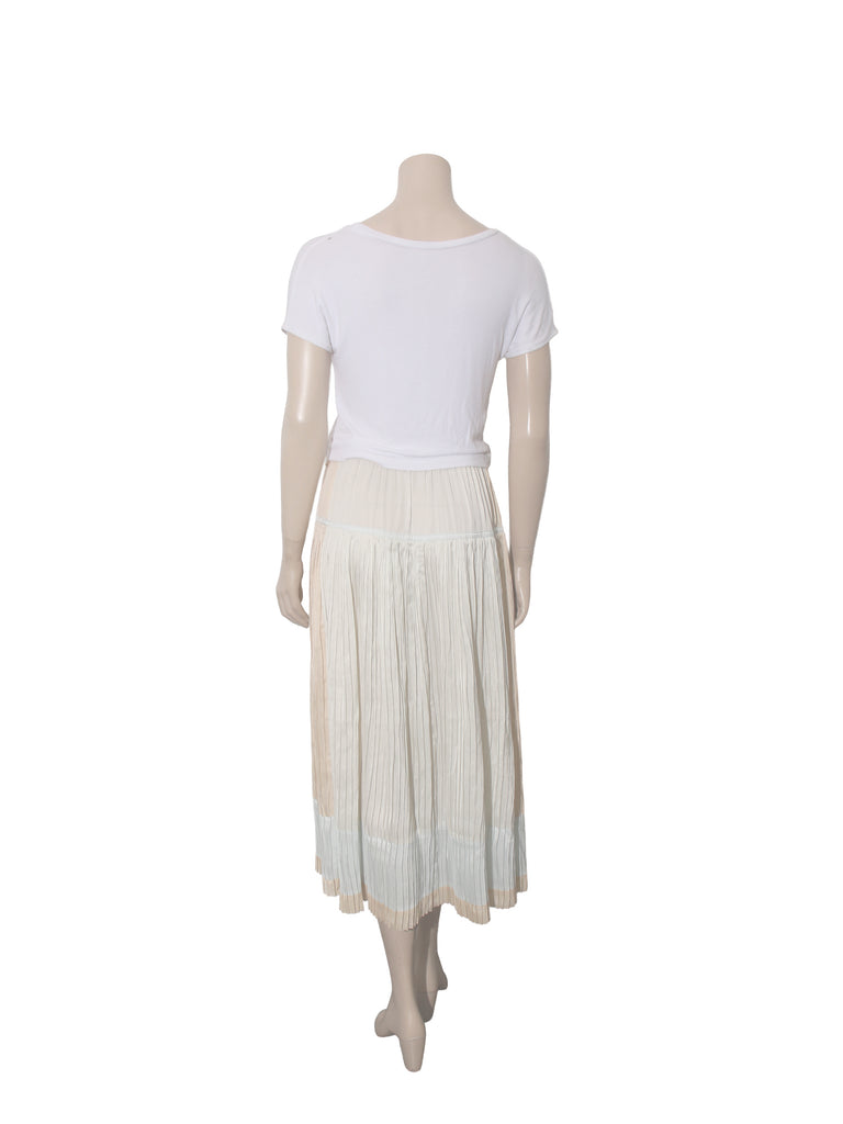 Pleated Maxi Skirt