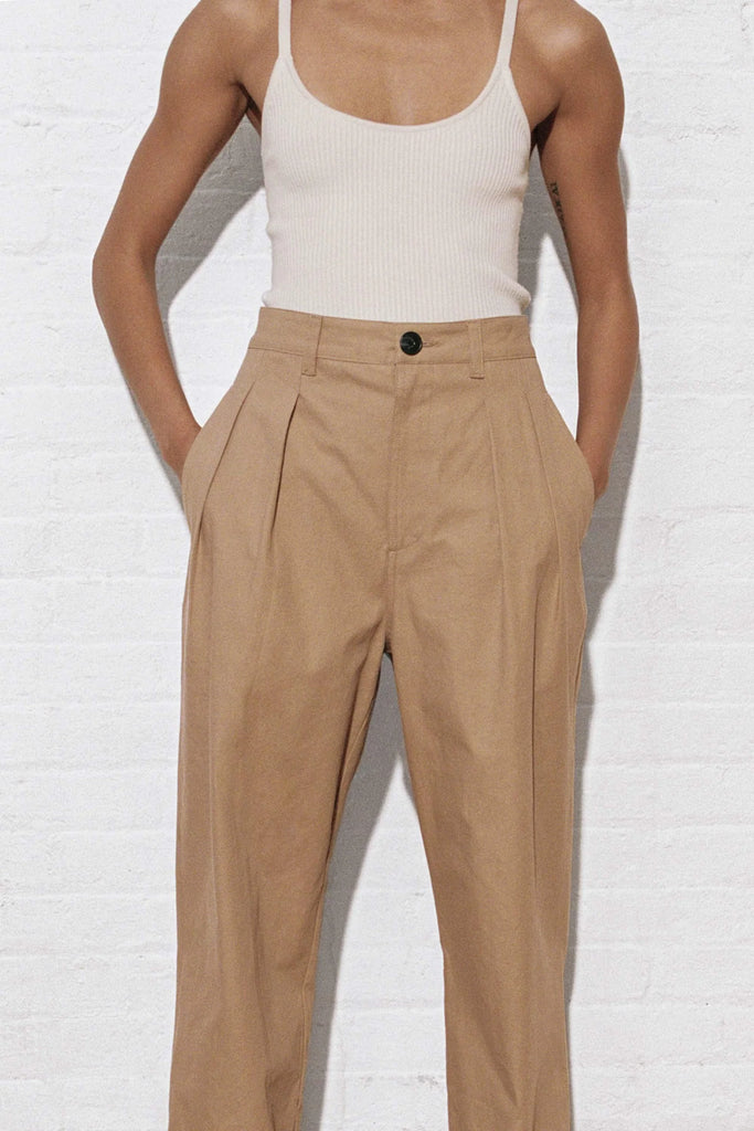 Monte Pleated High Waisted Pants