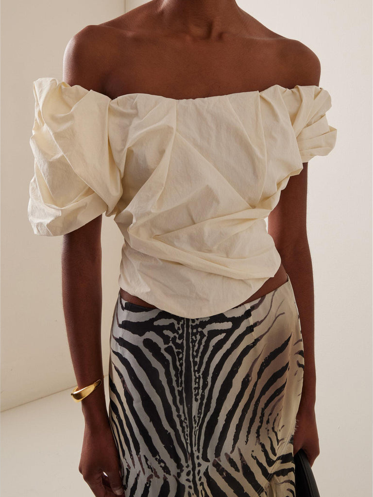 Rio Off-The-Shoulder Jersey Top