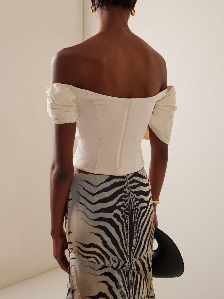 Rio Off-The-Shoulder Jersey Top