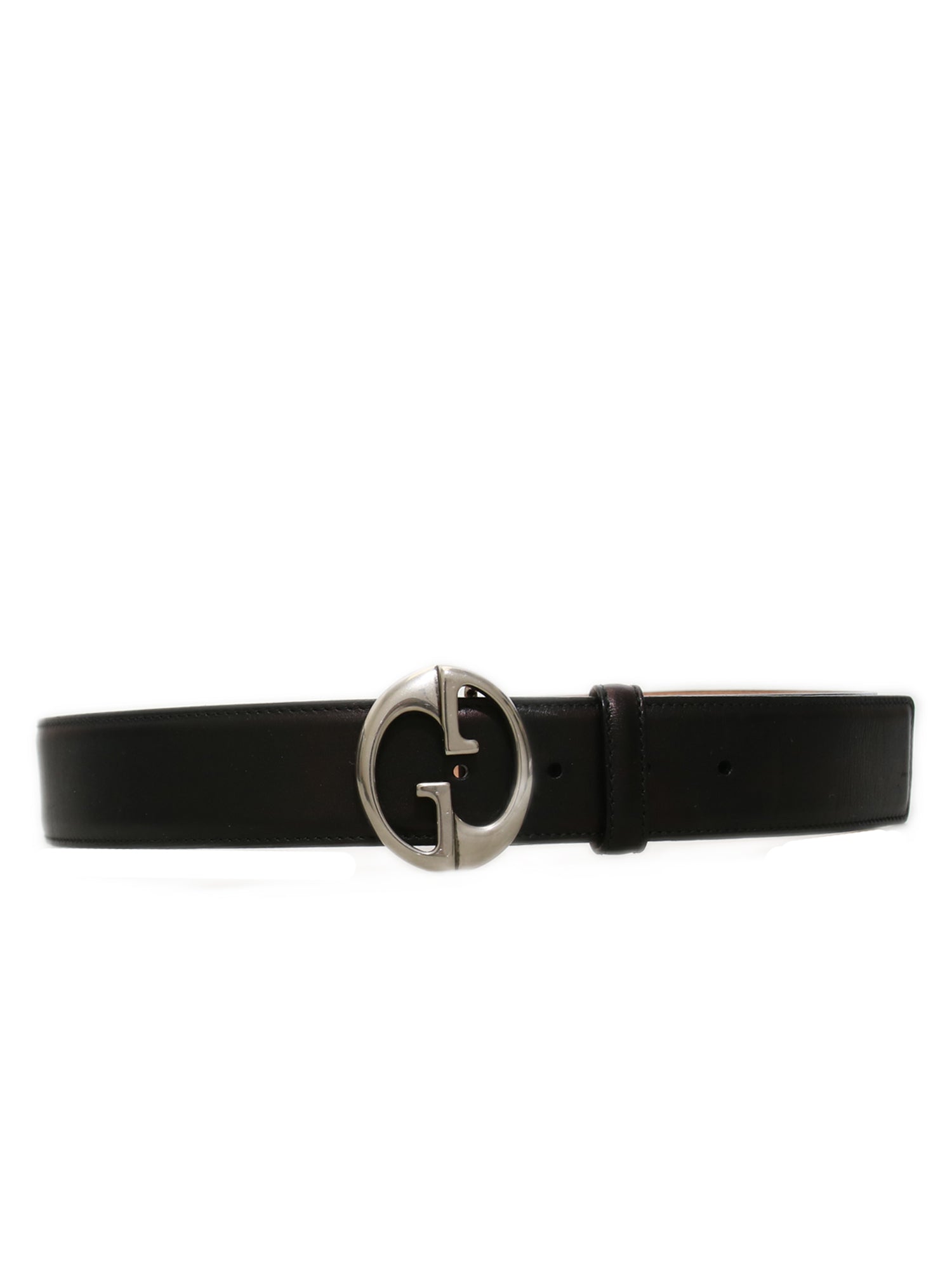 Pre-owned Gucci 1973 Logo Leather Belt – Sabrina's Closet