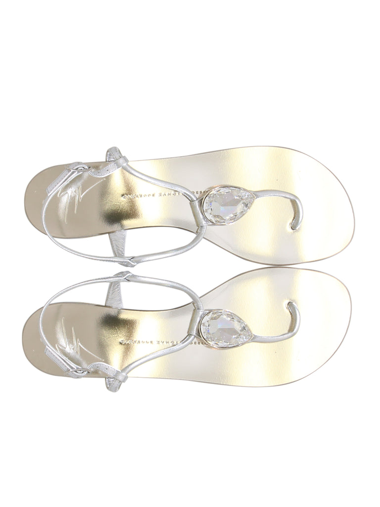 Giuseppe Zanotti Rock 10 Infradito Embellished T-Strap Sandals